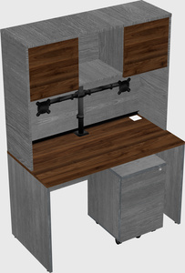 Rectangular desk