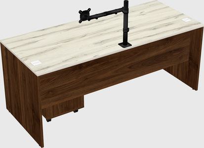 Rectangular desk