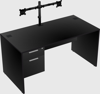 Rectangular desk