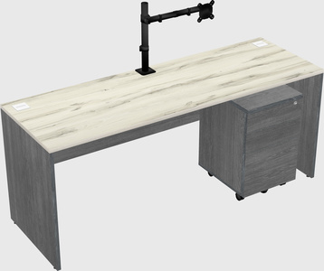 Rectangular desk