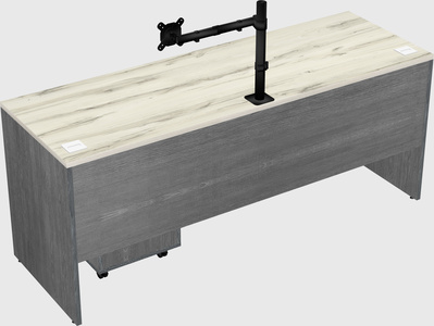 Rectangular desk