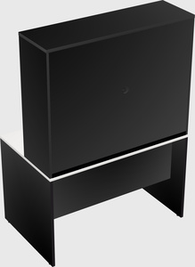 Rectangular desk
