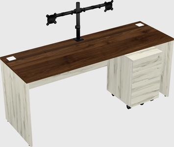 Rectangular desk