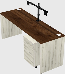 Rectangular desk
