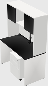Rectangular desk