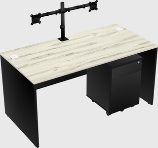 Rectangular desk