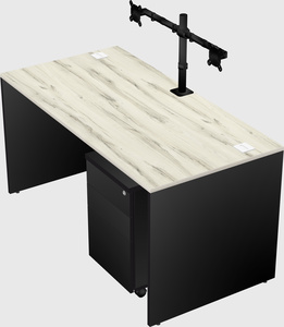 Rectangular desk