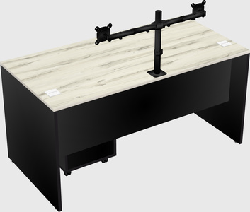 Rectangular desk
