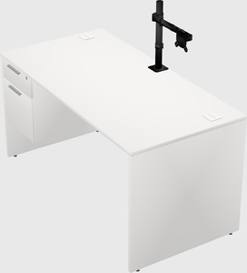 Rectangular desk