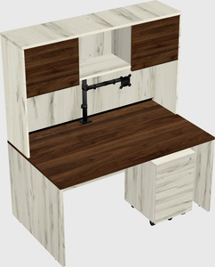 Rectangular desk