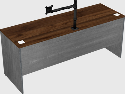 Rectangular desk
