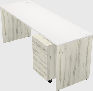 Rectangular desk