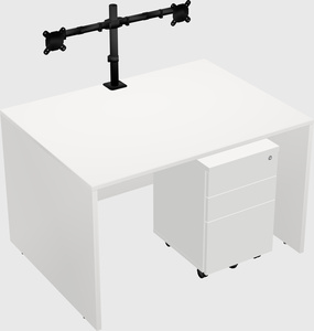 Rectangular desk