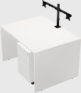 Rectangular desk