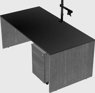 Rectangular desk