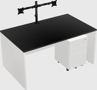 Rectangular desk