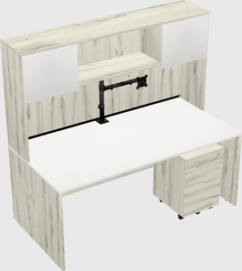 Rectangular desk