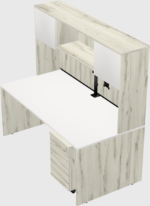 Rectangular desk