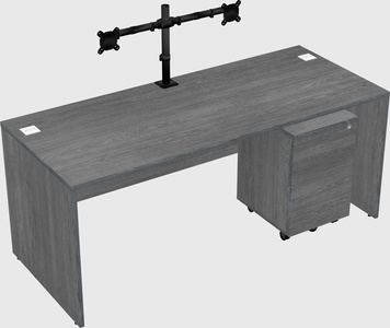 Rectangular desk