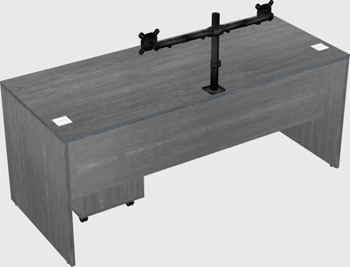 Rectangular desk