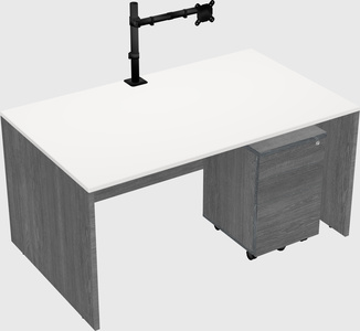 Rectangular desk