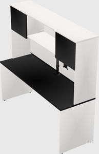 Rectangular desk