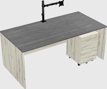 Rectangular desk