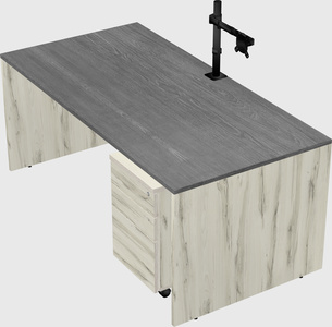 Rectangular desk