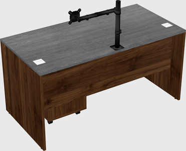 Rectangular desk