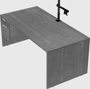 Rectangular desk