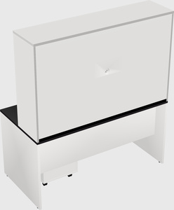 Rectangular desk