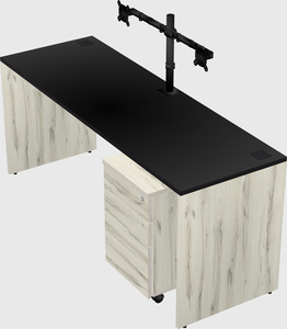 Rectangular desk