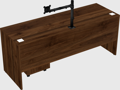 Rectangular desk