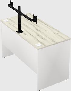 Rectangular desk