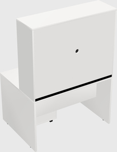 Rectangular desk