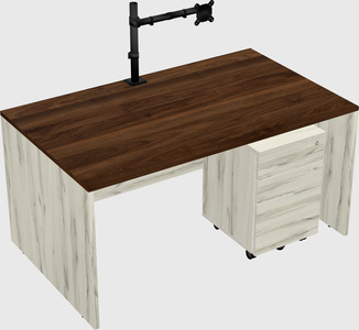 Rectangular desk