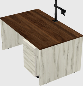 Rectangular desk