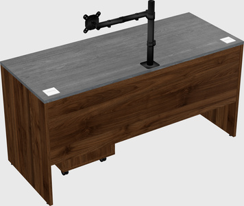Rectangular desk