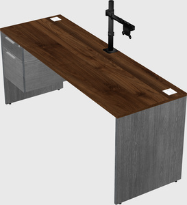 Rectangular desk