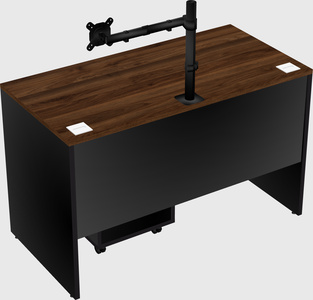 Rectangular desk