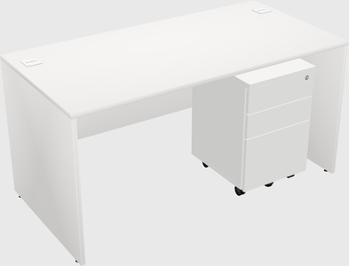 Rectangular desk
