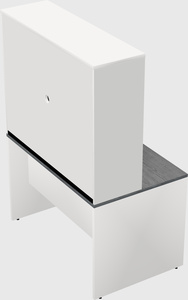 Rectangular desk