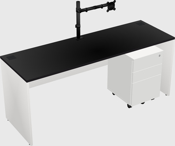 Rectangular desk