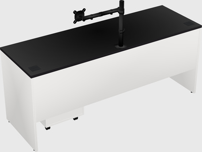 Rectangular desk