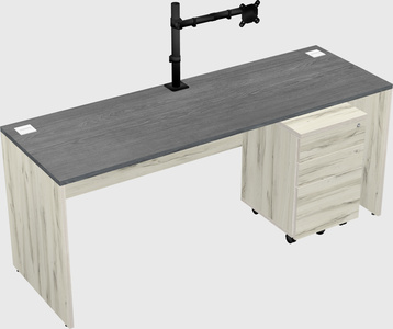 Rectangular desk