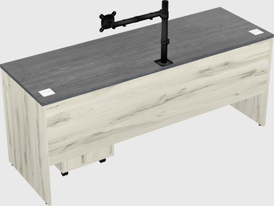 Rectangular desk