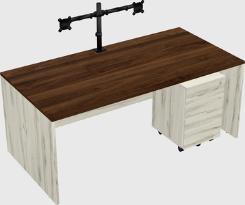 Rectangular desk