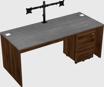 Rectangular desk