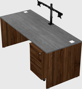 Rectangular desk