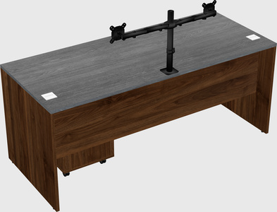 Rectangular desk